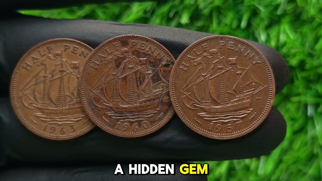 Самые ценные британские монеты номиналом полпенни. Редкие британские монеты стоимостью в миллионы...