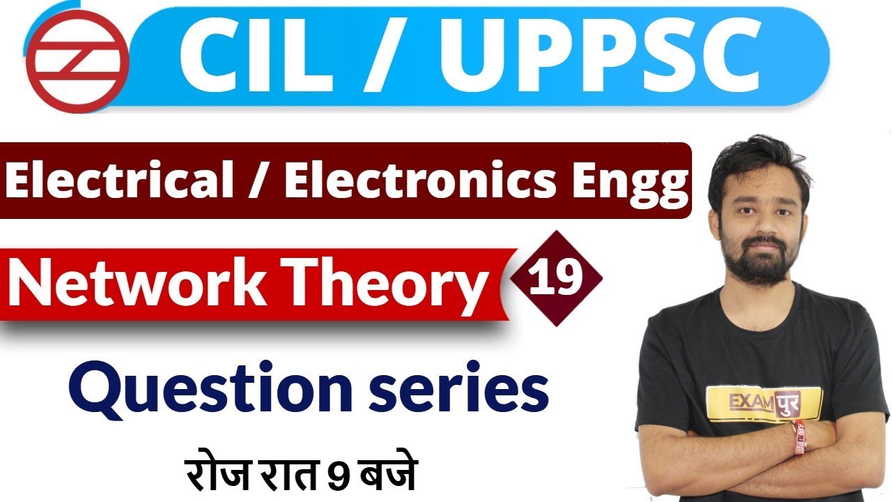 Class -19|| CIL / UPPSC | Electrical/Electronics  | Arshit Sir | Question series