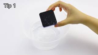 How to clean a dry erase eraser?
