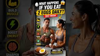 🥚 What Happens If You Eat 2 Eggs Daily#EggBenefits #FitnessTips #ProteinPower #HealthyEating #Shorts