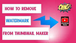 Thumbnail Maker Without Watermark | How To Remove Watermark From Thumbnail Maker screenshot 5