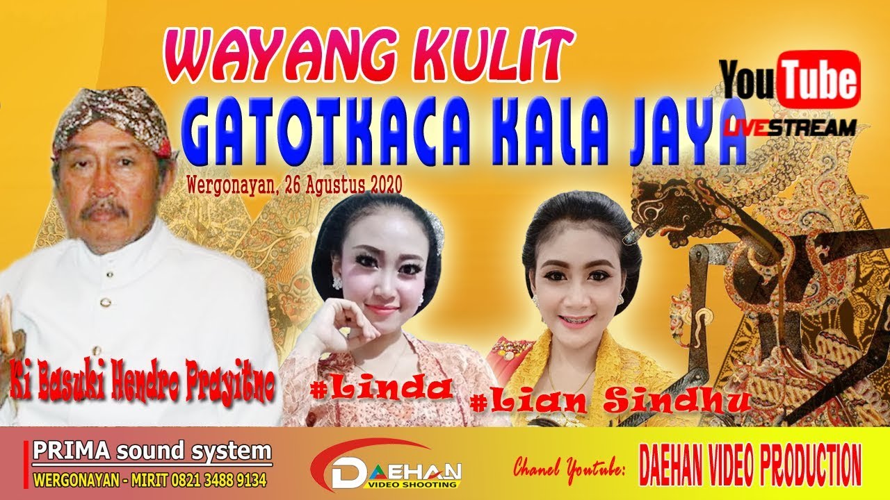 Live Streaming WAYANG KULIT KI BASUKI HENDRO PRAYITNO, LAKON 