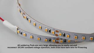 2835 single color LED strip 120 LED/M