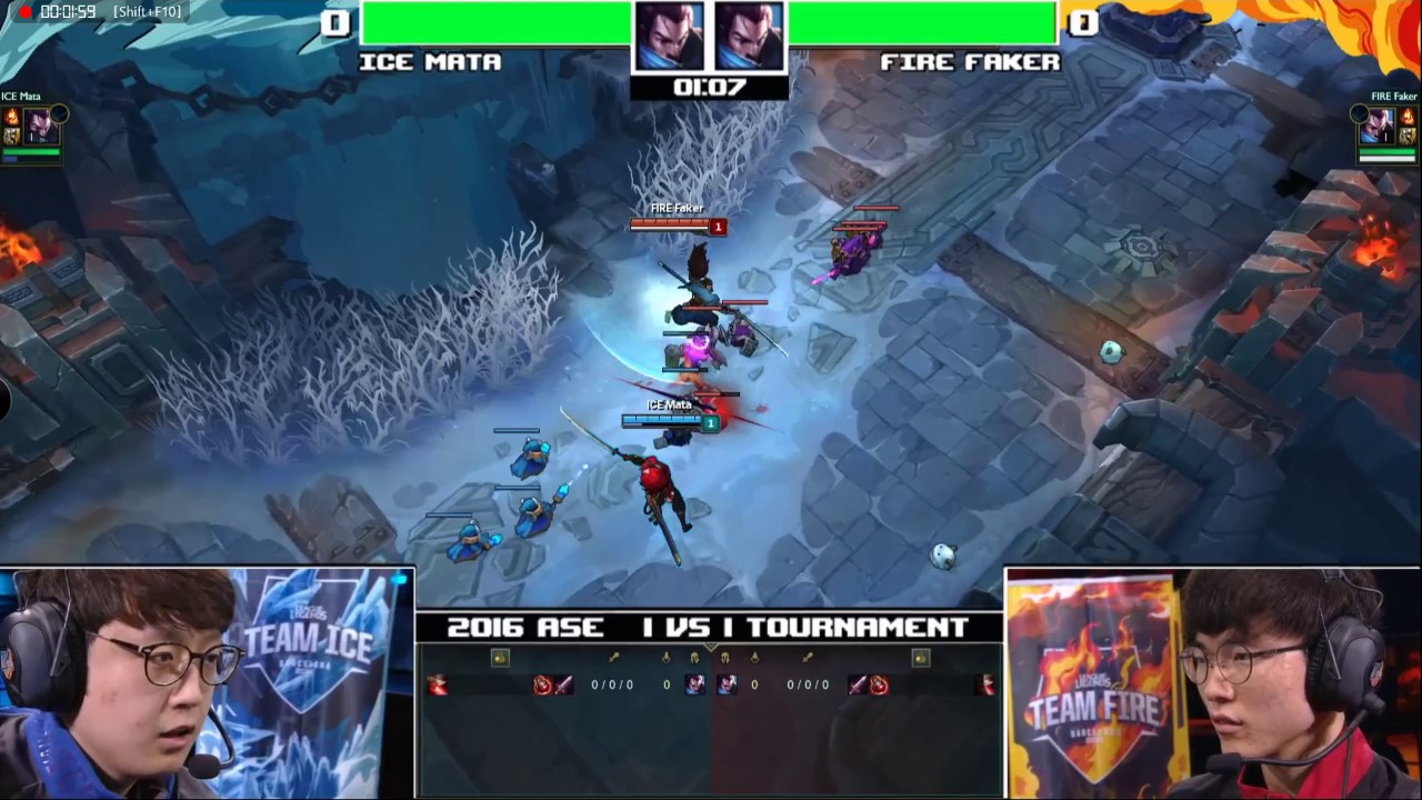 FAKER vs MATA 1V1 ALL STARS 2016