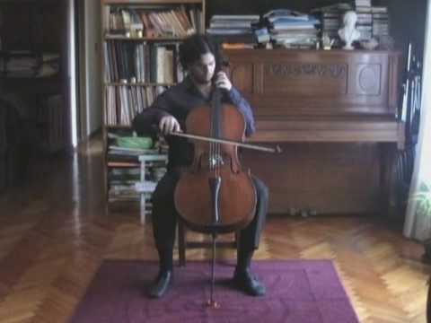 Johann S. Bach 3 suite cello solo. Prlude.