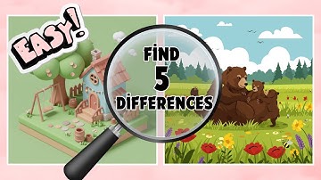Find 5 Differences Game  | Spot The Difference Challenge | #7