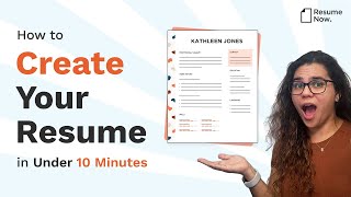 How to Build Your AI Resume In Under 10 Minutes | Resume Now