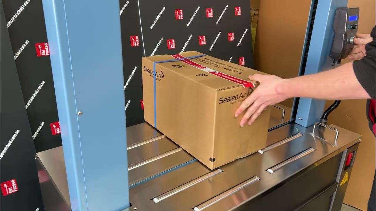 Fully Automatic Strapping Machine 3GPAS158 YouTube