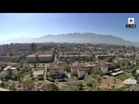 Ñuñoa Skyline and Andes Panorama live cam preview