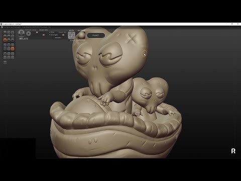 Zskull-Family-Sculpt-Timelapse