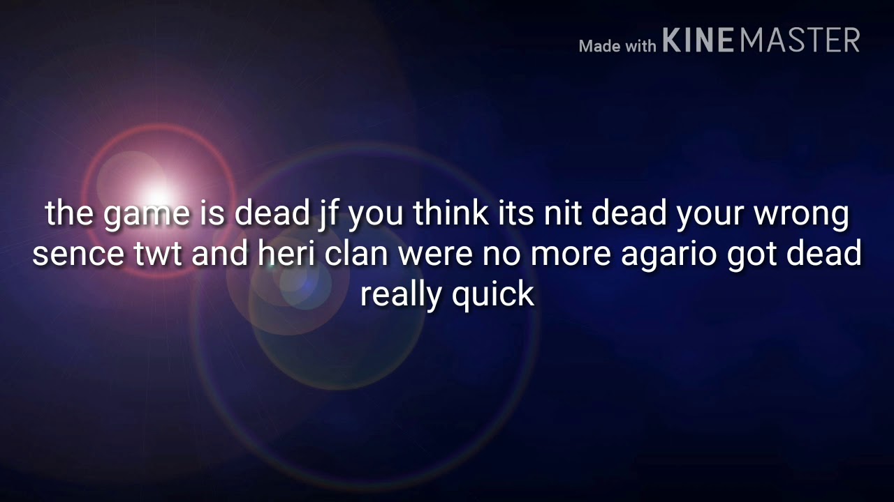 Why I'm quitting agario