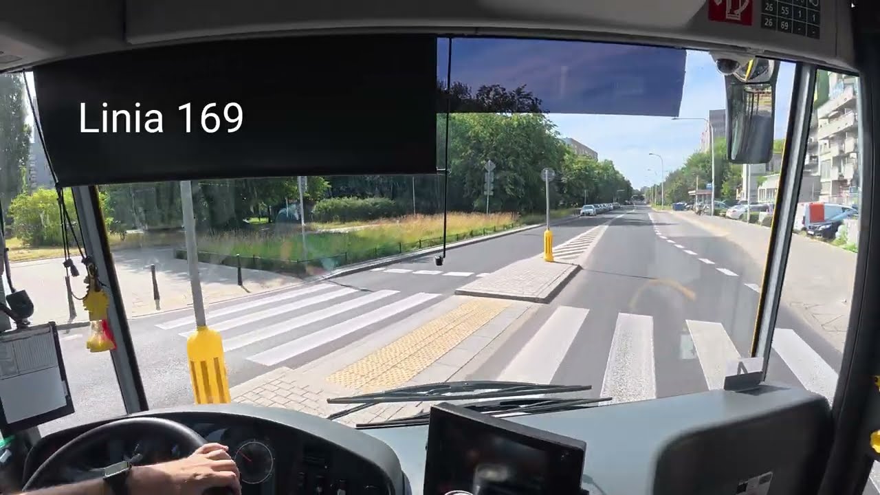 Warszawa - Linia 169 - Autobusem ZTM - Bródno Podgrodzie - Dworzec Wschodni