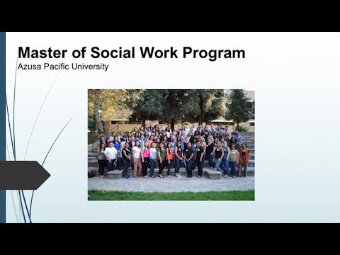 APU's MSW Program Information Presentation - 2017