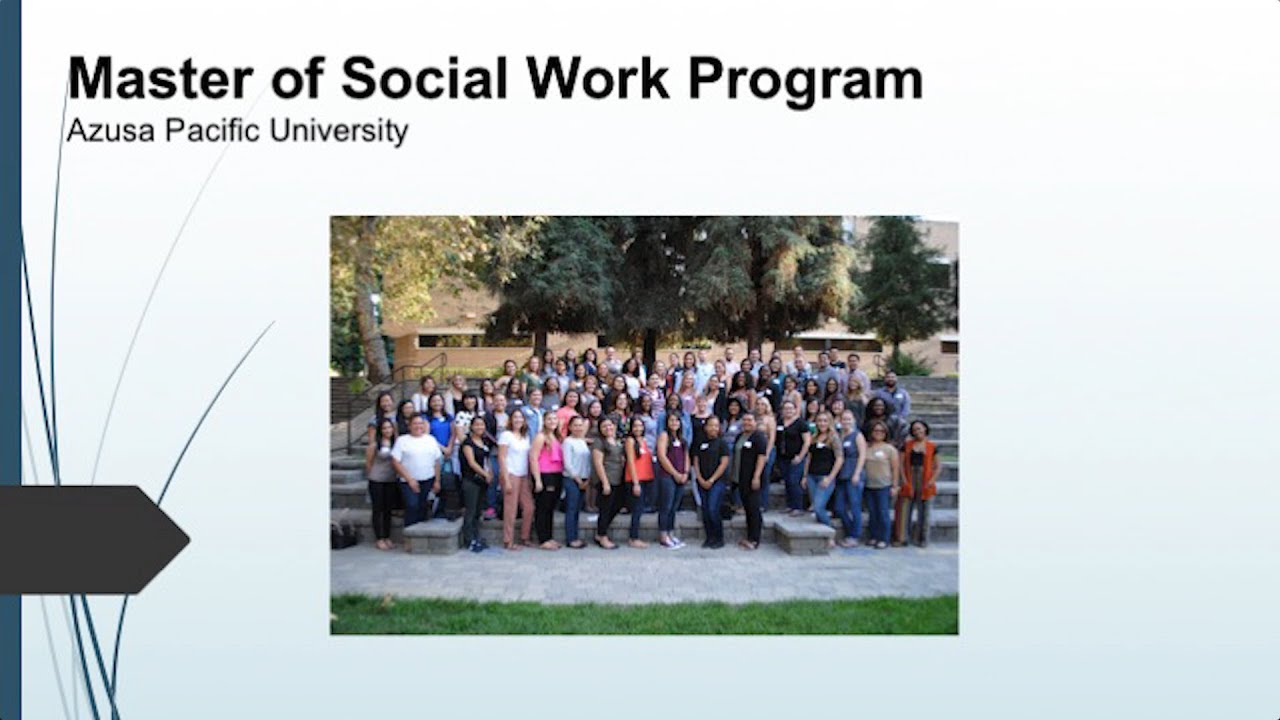 APU's MSW Program Information Presentation - 2017 - YouTube