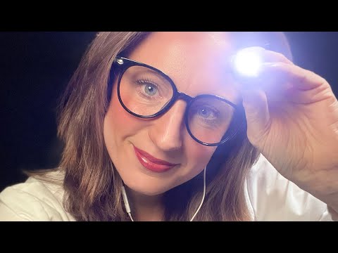 👩🏻‍⚕️ ASMR Sleep Doctor medical roleplay physical cranial exam & personal attention layered sounds