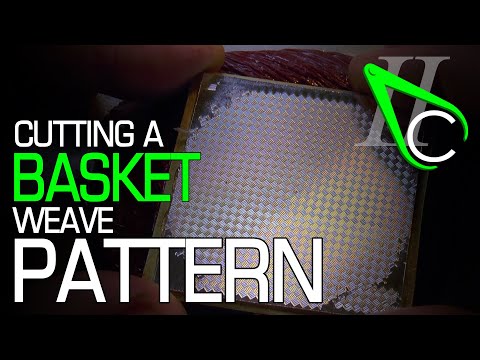 #Guilloche - Cutting A Basketweave Pattern