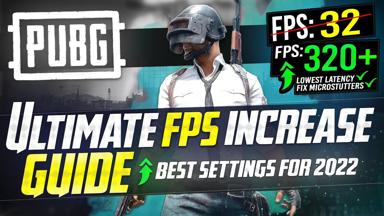   PUBG: *2022 FREE TO PLAY* Dramatically increase performance / FPS with any setup! BEST SETTINGS ✅