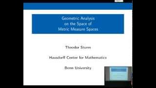 K.-T. Sturm: Geometric Analysis on the Space of Metric Measure Spaces