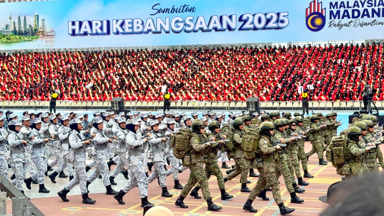 Road To Merdeka 68! Raptai Hari Ke 2 Hari Kebangsaan Malaysia Ke 68 Di Putrajaya Kawad Tentera