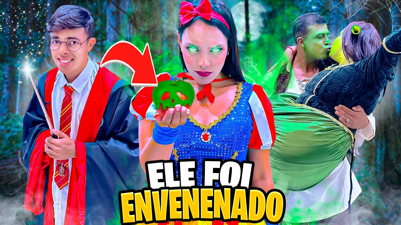 ESTEVÃO COMEU A MAÇÃ ENVENENADA DA BRANCA DE NEVE! *olha o que todos aprontaram!