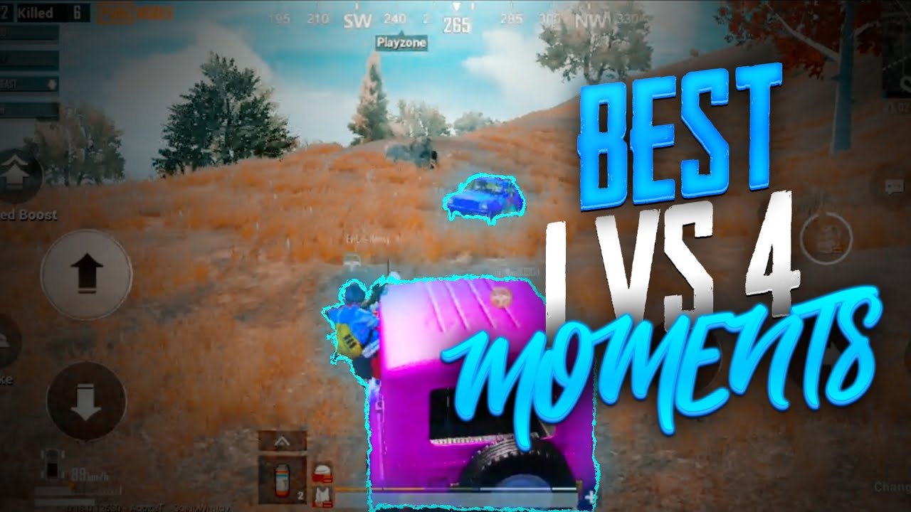 INSANE 1 VS 4 CLUTCH MOMENTS | NEVER GIVE UP PUBGM MONTAGE - YouTube