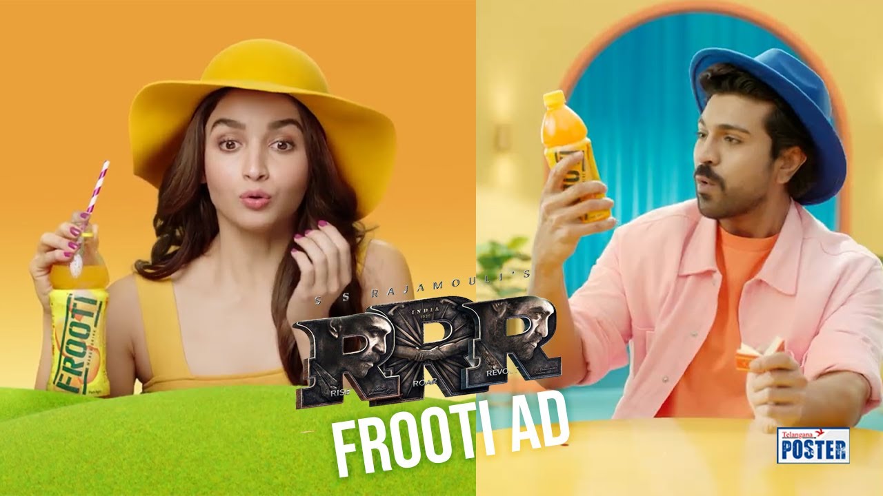 Ram Charan & Alia Bhatt Frooti Ad goes Viral || #RRR | Ram Charan | Alia Bhat | NTR || TP