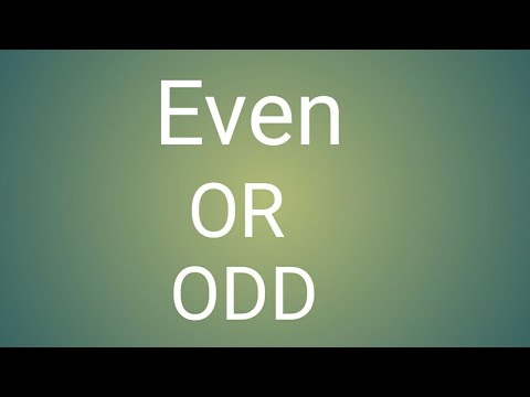 C++ Programming Exercise - Program to Check Even / ODD number