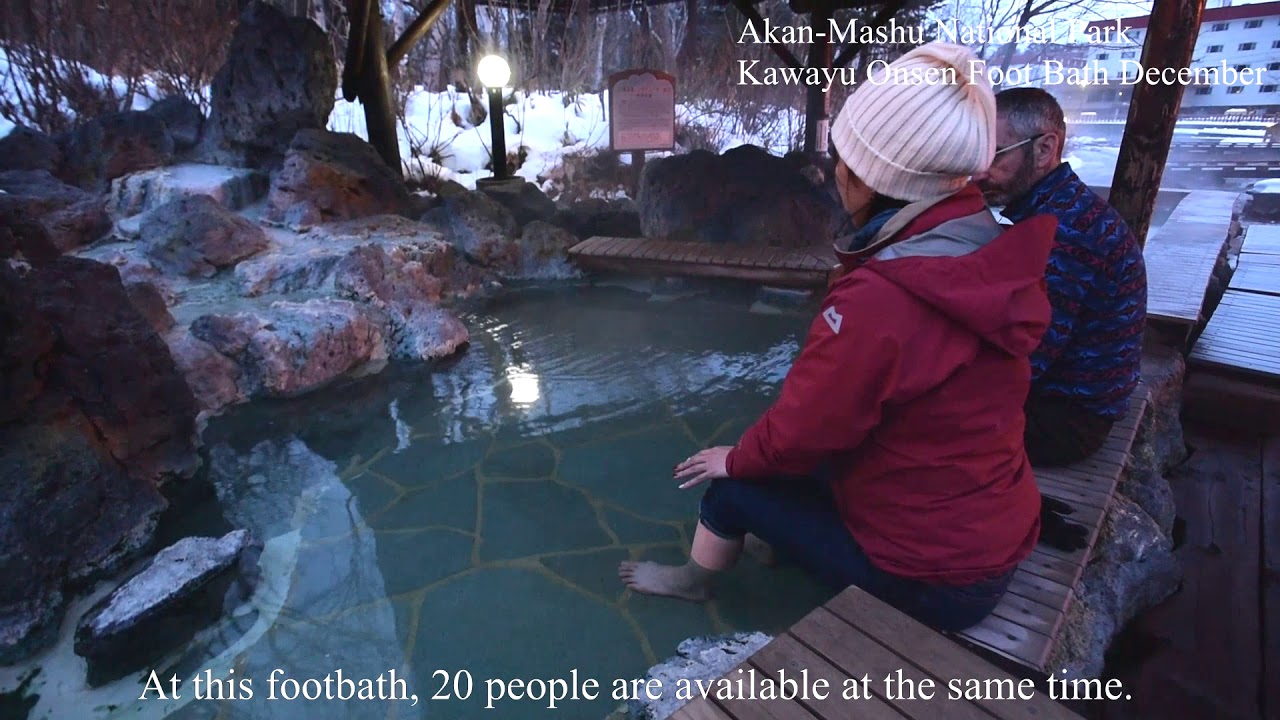 Foot Bath at Kawayu Onsen