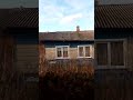 Поселок в Московской области рядом с железной дорогой из окна поезда Village Moscow region railway