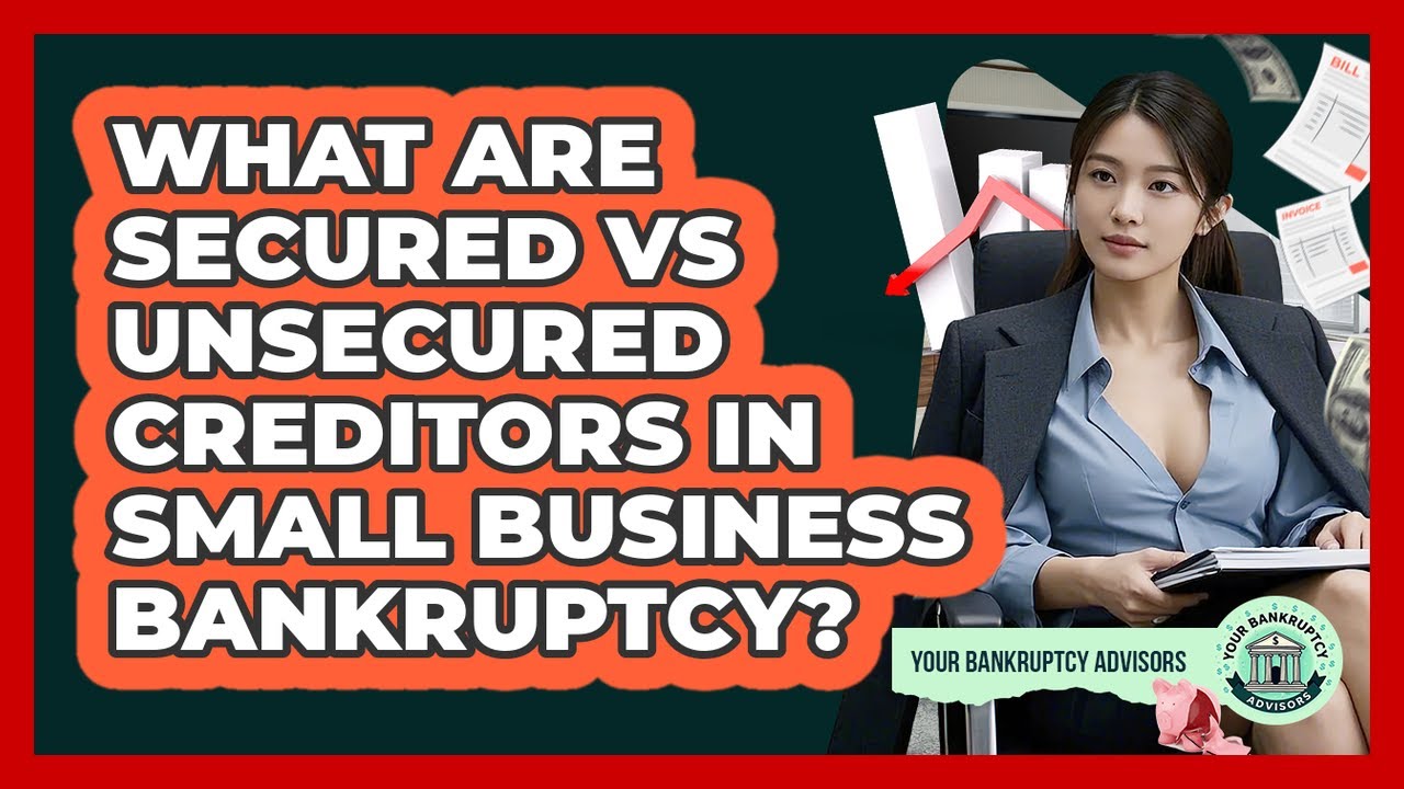 What Are Secured Vs Unsecured Creditors In Small Business Bankruptcy? - Your Bankruptcy Advisors