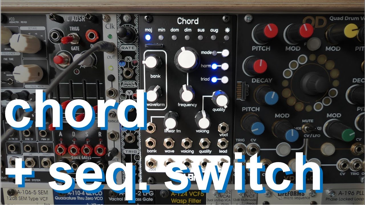 Qu-Bit Chord & a Sequential Switch ~ sub-notes, arpeggios