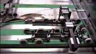 Folder-Gluer Running an Oversized 3-Panel Pocket Folder