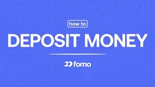 How to deposit money on fomo | How to use fomo
