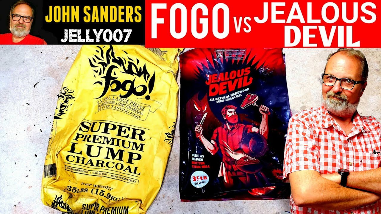 FOGO vs JEALOUS DEVIL HARDWOOD LUMP CHARCOAL COMPARISON BURN TEST