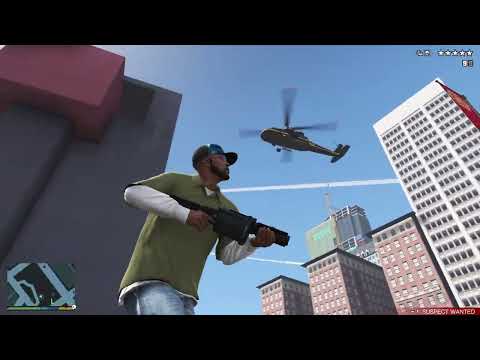 GTA 5 - Legion Square Ballas Shootout + Six Star Escape