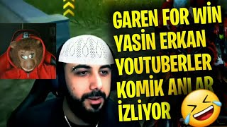 Emi̇r Ve Sasuke Yasi̇n Erkan Youtuberler Komi̇k Anlar İzli̇yor