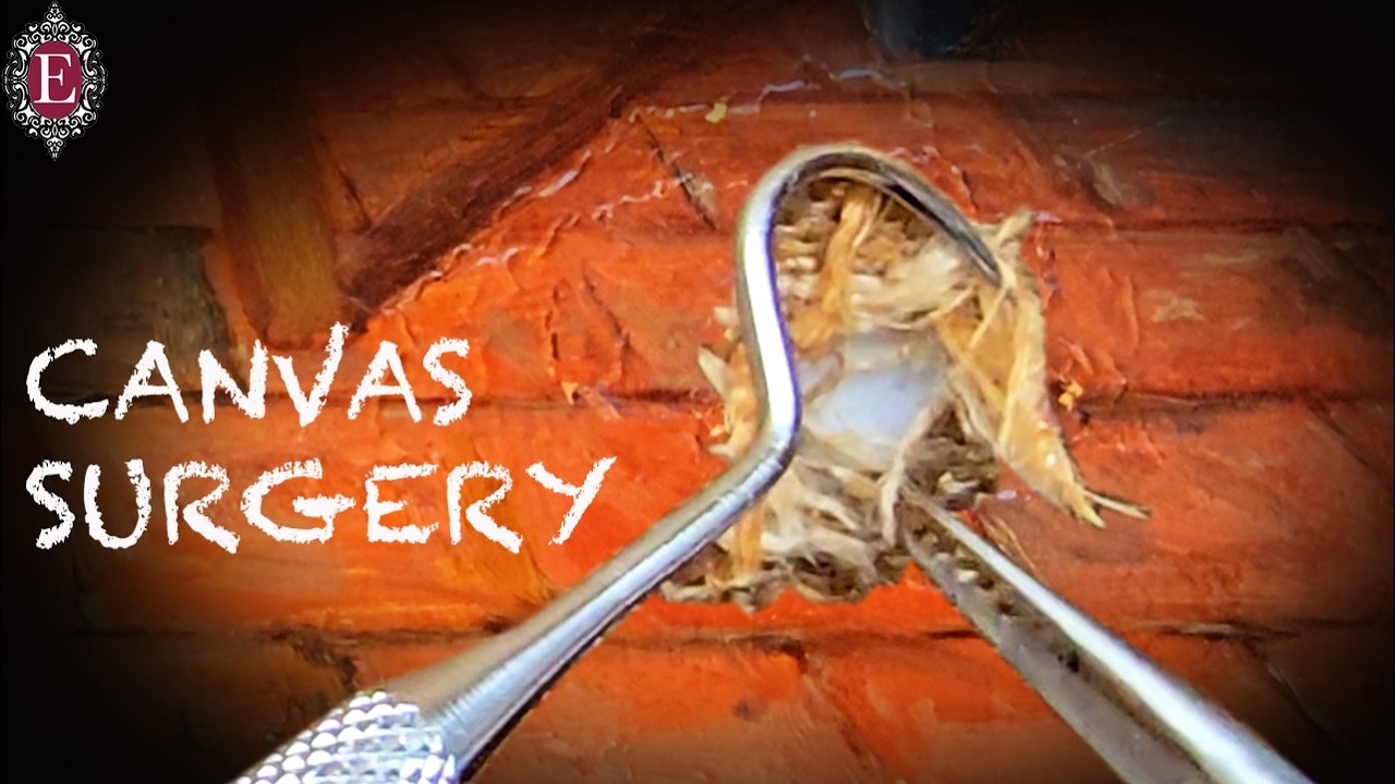 Rebuilding a 19th Century Oil Painting | Canvas Surgery – Episode 2