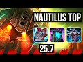 NAUTILUS vs YONE (TOP) | 36k DMG, 6 solo kills, 11/5/21, 800+ games | NA Master | 25.7