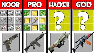 Minecraft NOOB vs PRO vs HACKER vs GOD SUPER WEAPON in Minecraft ! AVM SHORTS Animation