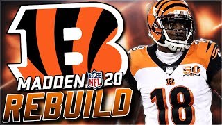 Rebuilding the Cincinnati Bengals | Best Rookie QB Ever! Madden 20 Franchise