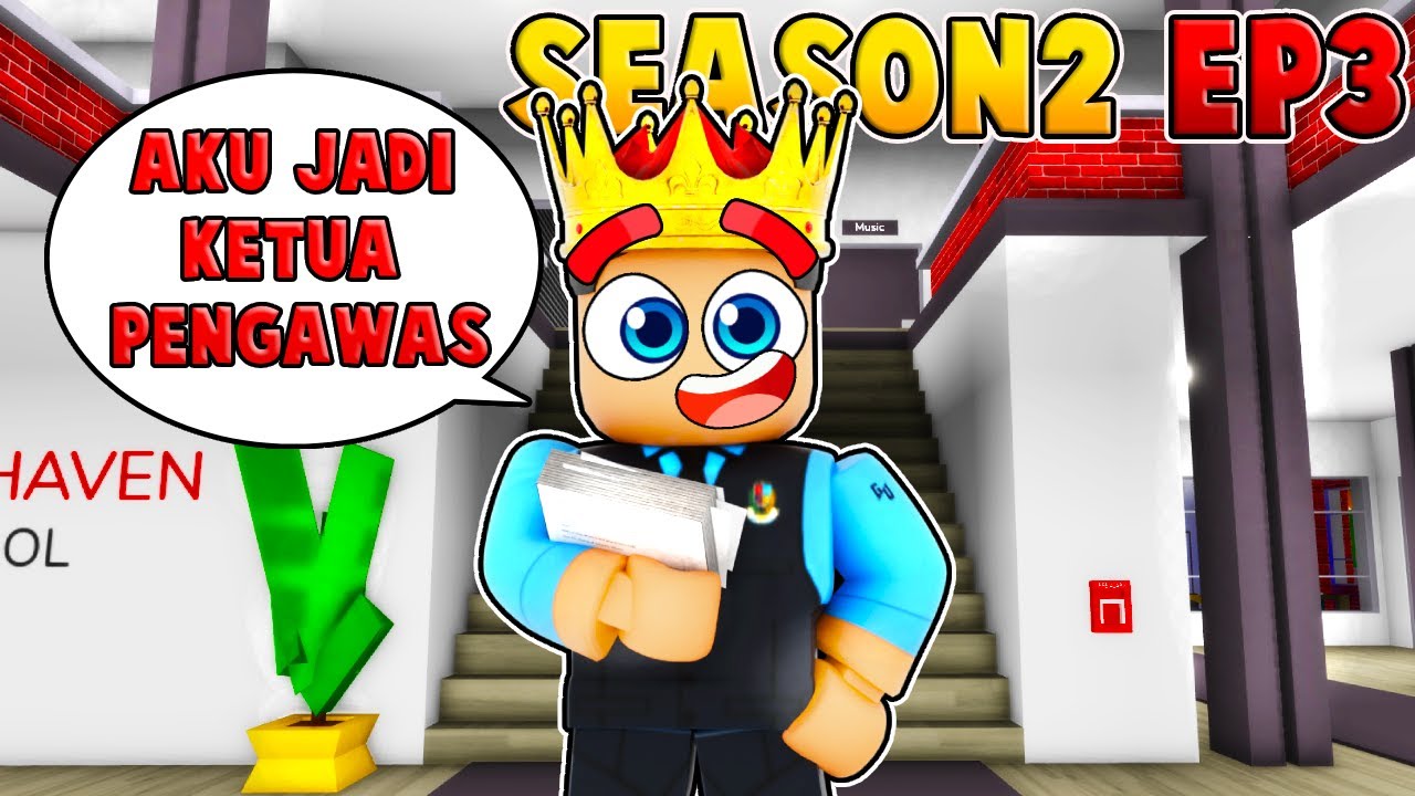 SEASON 2 EPISOD 3: AKU JADI KETUA PENGAWAS! [SMK BLOXBURG 🏡RP] (Roblox Malaysia)