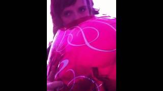 Me and my sister sucking helium