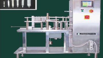 prefilled syringe filling capping machine Jeringuilla Semi-Auto que llena y que tapa la máquina