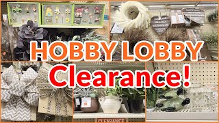 HOBBY LOBBY CLEARANCE SHOP WITH ME DECOR SHOPPING