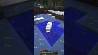 Saving POLAR BEAR from SCP ICE in MINECRAFT! #shorts
