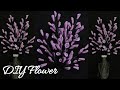 New Design &amp; Simple way to make Foamiran Flowers | Desain Bunga Baru + Vas Botol