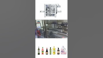 6 Heads Paste Piston Automatic Bottle Filling Machine
