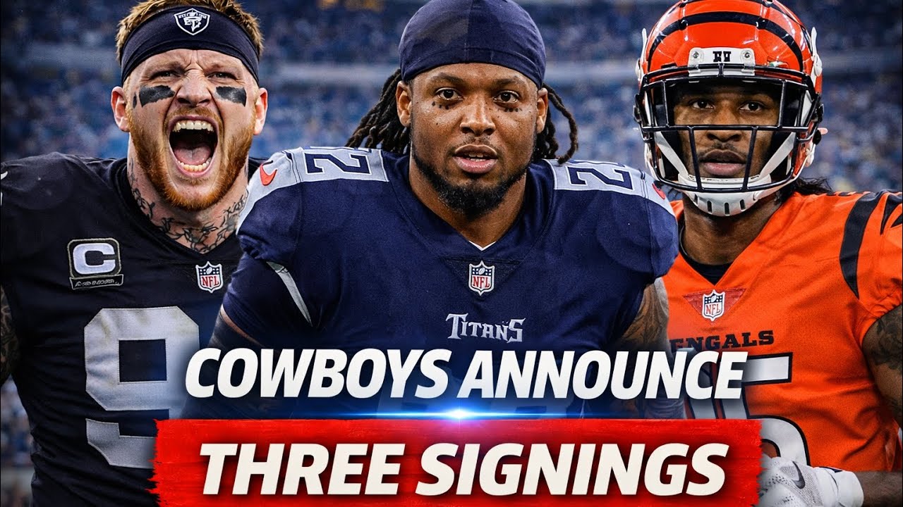🔥🏈Breaking news🚨Cowboys Sign Myles Garrett,Maxx Crosby,Derrick Henry ...