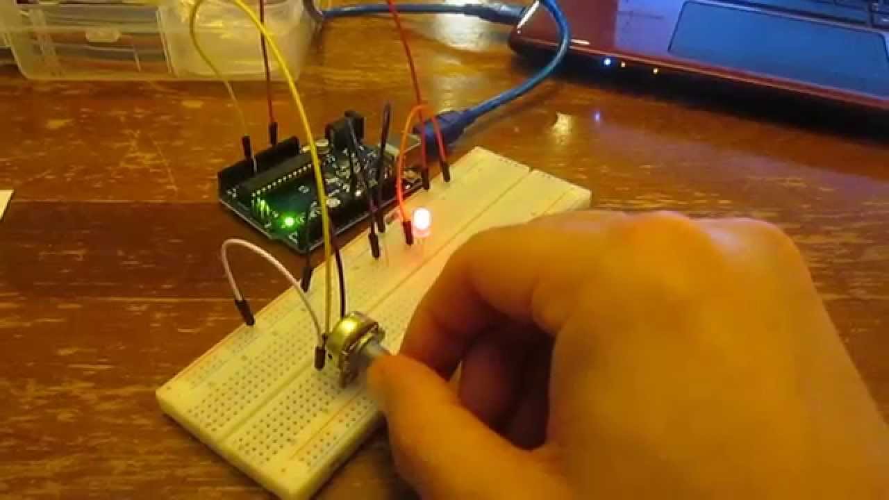 Potentiometer with an Arduino UNO - YouTube