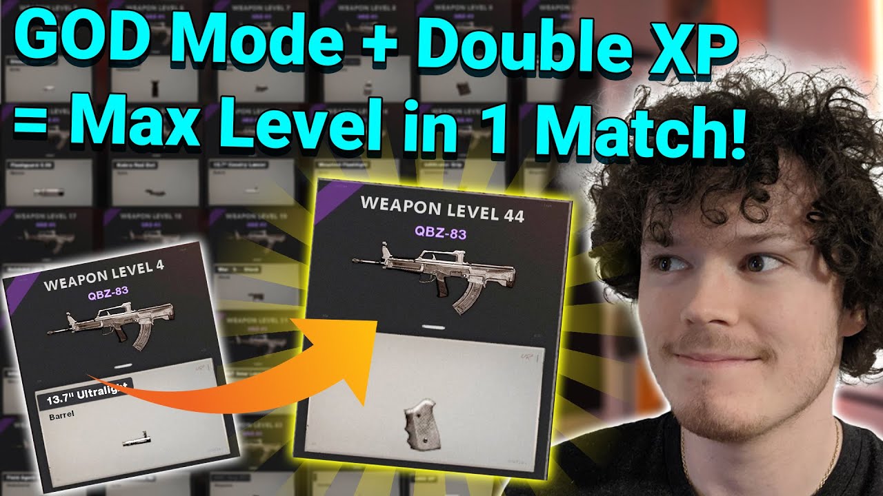 Zombies Level up Weapons FAST! (God Mode and double weapon XP) Cold War